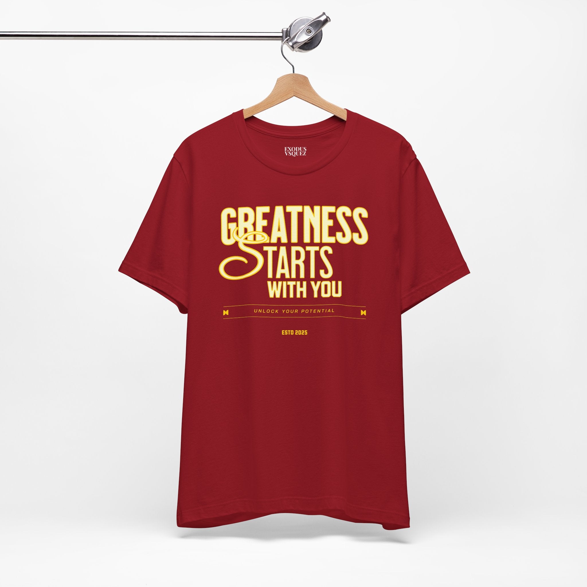 Cotton Greatness Starts Jersey